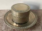 Verzilverde set hostieschalen uit sacristie klooster, Ophalen of Verzenden