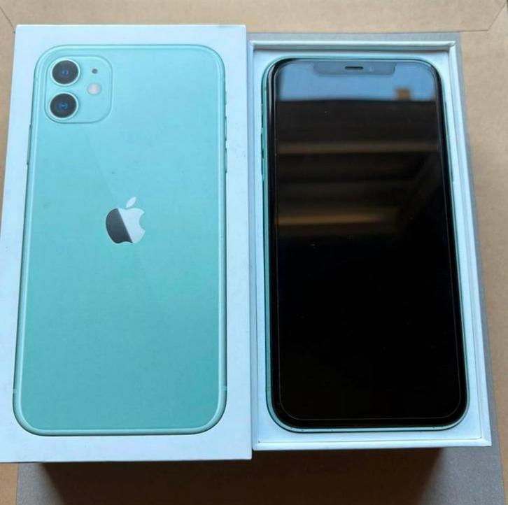 Iphone 11 64GB, Telecommunicatie, Mobiele telefoons | Apple iPhone, Gebruikt, 64 GB, iPhone 11, Groen, Ophalen