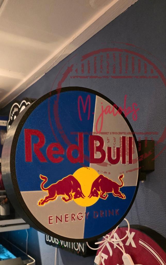 Belle boîte à lumière Red Bull, un panneau d'affichage doubl, Collections, Marques & Objets publicitaires, Neuf, Table lumineuse ou lampe (néon)