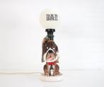 Vintage bar hound lamp - Keramiek dog - Mancave deco, Huis en Inrichting, Barren, Ophalen of Verzenden, Gebruikt
