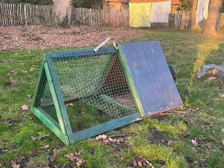 Konijnenhok, Dieren en Toebehoren, Knaagdieren en Konijnen | Hokken en Kooien, Gebruikt, Hok, Minder dan 60 cm, 75 tot 110 cm