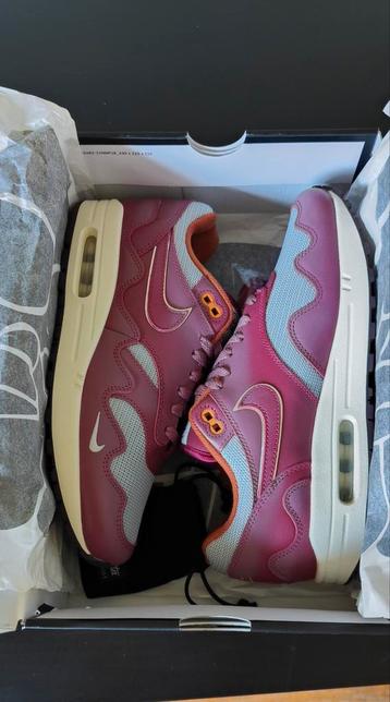 Nike Air Max 1 Patta Waves 'Rush Maroon' – US 9,5 beschikbaar voor biedingen