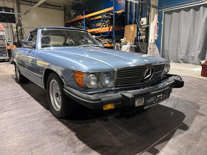 Mercedes SL450 V8 - 1972 - lichte opknapper - incl hardtop, Auto's, Oldtimers, Bedrijf, Airconditioning, Centrale vergrendeling