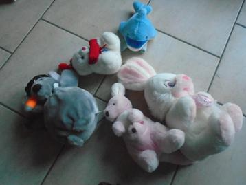 PELUCHES"SOURIS"LAPIN"KANGOUROU""OURS", Enlèvement ou Envoi, Utilisé, Autres types