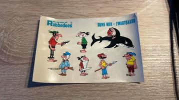 Zeldzame Spirou dagboekstickers Blackbeard Old Nick (2) beschikbaar voor biedingen