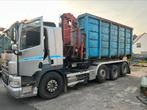 Container met kraan, Ophalen