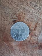 Munt Nederland zilver 2 stuiver west frisia, Envoi, Argent
