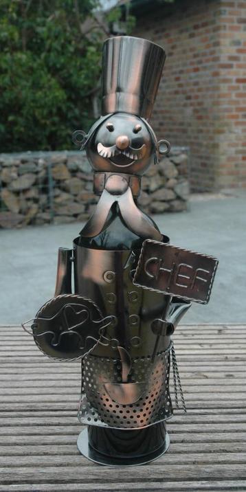Porte-bouteille de vin Chef, Enlèvement ou Envoi