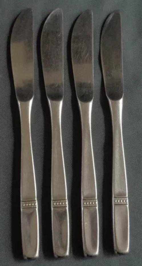 WMF CROMARGAN LUBECK 4x tafelmes 21,4cm dinermes mes set kni, Huis en Inrichting, Keuken | Bestek, Zo goed als nieuw, Verzenden