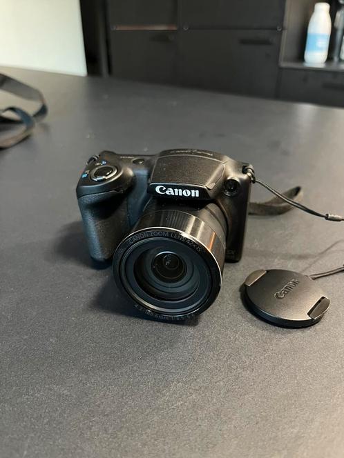 Canon PowerShot SX420 IS - Zwart - Incl. oplader & tas, Audio, Tv en Foto, Fotocamera's Digitaal, Zo goed als nieuw, Spiegelreflex