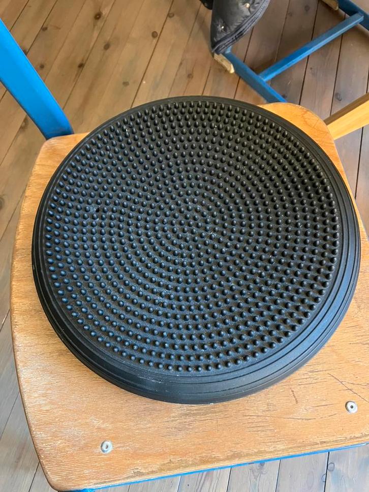 Wiebelkussen zwart lage rug gezondheid stoel, Huis en Inrichting, Stoelen, Zo goed als nieuw, Ophalen of Verzenden