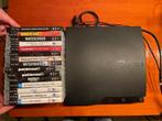 PS3 + 15 games, Ophalen, Gebruikt, Vanaf 12 jaar