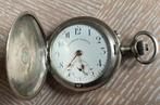 ROSKOPF patenthorloge in sterling zilver Savonette, Handtassen en Accessoires, Ophalen, Zakhorloge, 1900 tot 1930, Omega