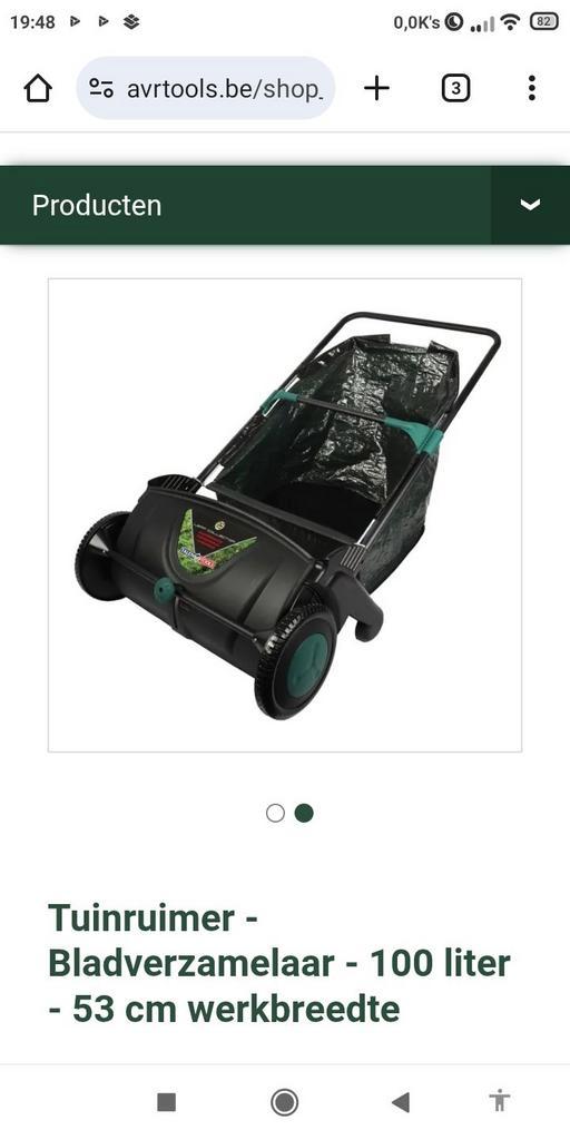 AVR bladruimer, bladverzamelaar, Tuin en Terras, Grasmaaiers, Nieuw, Ophalen of Verzenden