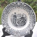 assiette creil et montereau n8 decor et texte, Antiek en Kunst, Ophalen of Verzenden