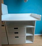 SMÅSTAD Commode/bureau, wit, Ophalen, Zo goed als nieuw