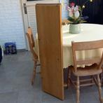 mooie grenen rond/ovale tafel & stoelen.          t, Huis en Inrichting, Ophalen of Verzenden, Gebruikt