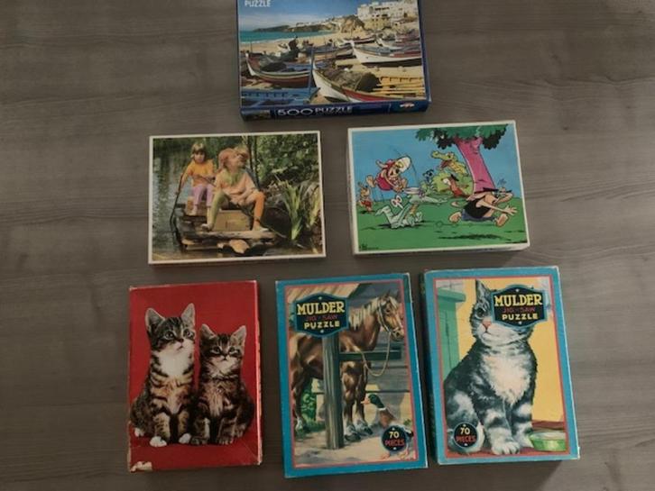 Puzzels retro, Collections, Rétro, Autres types, Enlèvement
