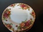 dessertbord 5 stuks royal albert country roses, Verzamelen, Ophalen, Zo goed als nieuw, Porselein, Bord of Schaal