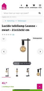 Lucide metalen tafellamp, Ophalen, Zo goed als nieuw