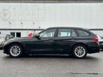 BMW 3 Serie 318 Touring dA * 1ER PROP + GPS + JANTES + GARAN, Auto's, Stof, Zwart, Bedrijf, 5 deurs