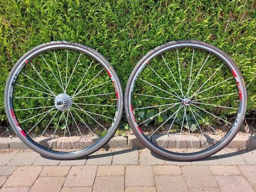 Set DT Swiss RR21 DiCut ALU wielen 10-11speed Campagnolo, Vélos & Vélomoteurs, Vélos Pièces, Comme neuf, Vélo de course, Enlèvement