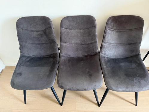 MX Sofa Eetkamer stoel Crazy | kleur: Antraciet - 6 stuks, Huis en Inrichting, Stoelen, Gebruikt, Vijf, Zes of meer stoelen, Leer