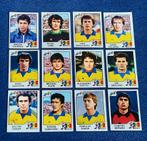 12 versch. Panini stickers voetbal ' Euro 1984 - Roemenië ', Hobby en Vrije tijd, Ophalen of Verzenden, Nieuw, Meerdere stickers