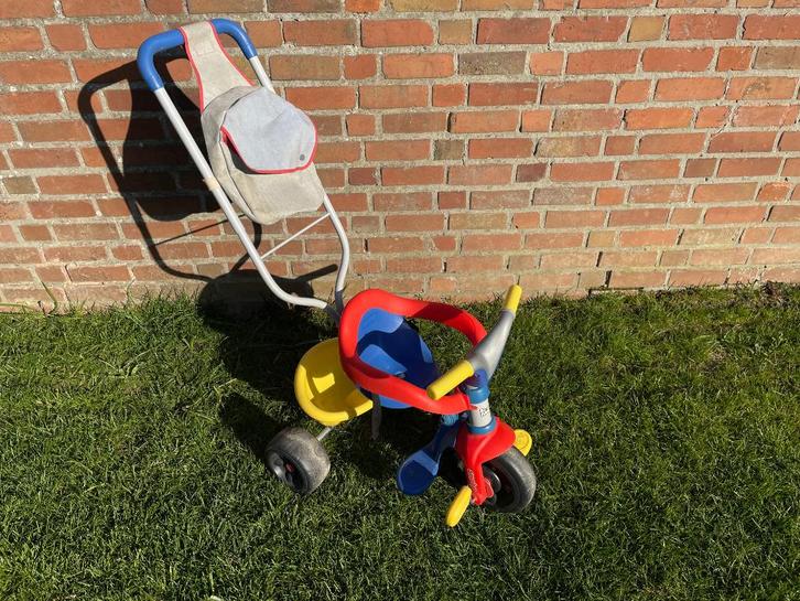 Smoby Be Move Blauw - Driewieler met duwstang, Fietsen en Brommers, Fietsen | Driewielers, Gebruikt, Duwstang, Ophalen