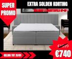 SUPER PROMO !! Boxspring Milano, Huis en Inrichting, Bruin, Ophalen of Verzenden, 200 cm, 160 cm