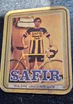 Bierviltje Safir bier wielrennen Philippe Vandenbrande, Verzamelen, Ophalen of Verzenden, Zo goed als nieuw, Viltje(s), Overige merken