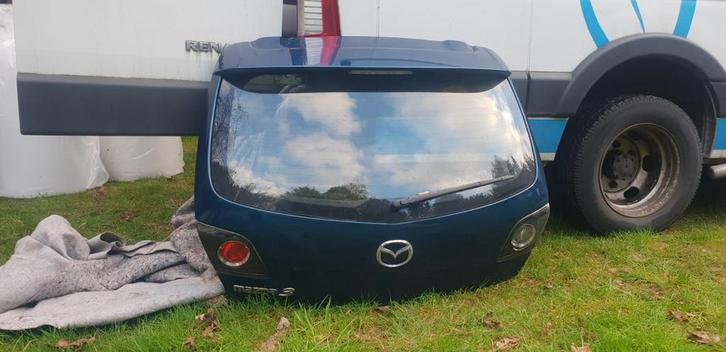 MAZDA 3   ACHTERKLEP +SPOILER MODEL 2008, Auto-onderdelen, Carrosserie, Achterklep, Achter, Gebruikt, Ophalen of Verzenden