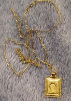 Collier en or 14 carats avec pendentif Maria, Bijoux, Sacs & Beauté, Colliers, Comme neuf, Or, Avec pendentif, Enlèvement ou Envoi
