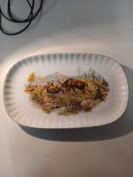 Schaal en kom  en potje jacht,wild, natuur, Antiek en Kunst, Antiek | Servies los, Ophalen of Verzenden