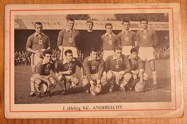 1962 Monty Gum Team Sporting Anderlecht ongebruikt!, Hobby en Vrije tijd, Stickers en Plaatjes, Zo goed als nieuw, Plaatje, Ophalen of Verzenden