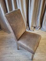 Landelijke moderne eetkamerstoelen, Huis en Inrichting, Stoelen, Ophalen, Landelijk modern, Bruin, Zo goed als nieuw