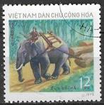 Noord-Vietnam 1973 - Yvert 808 - Olifanten - 12 xu (ST), Postzegels en Munten, Postzegels | Azië, Verzenden