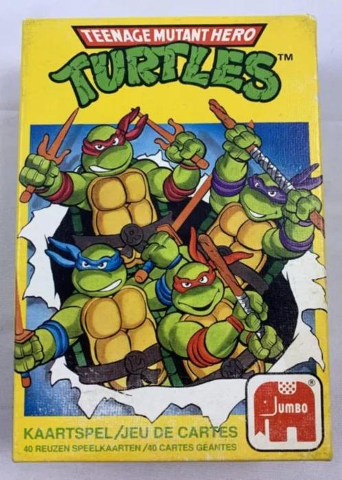 Teenage Mutant Ninja Turtles Jumbo Kaartspel 1990 Compleet, Hobby en Vrije tijd, Gezelschapsspellen | Bordspellen, Zo goed als nieuw