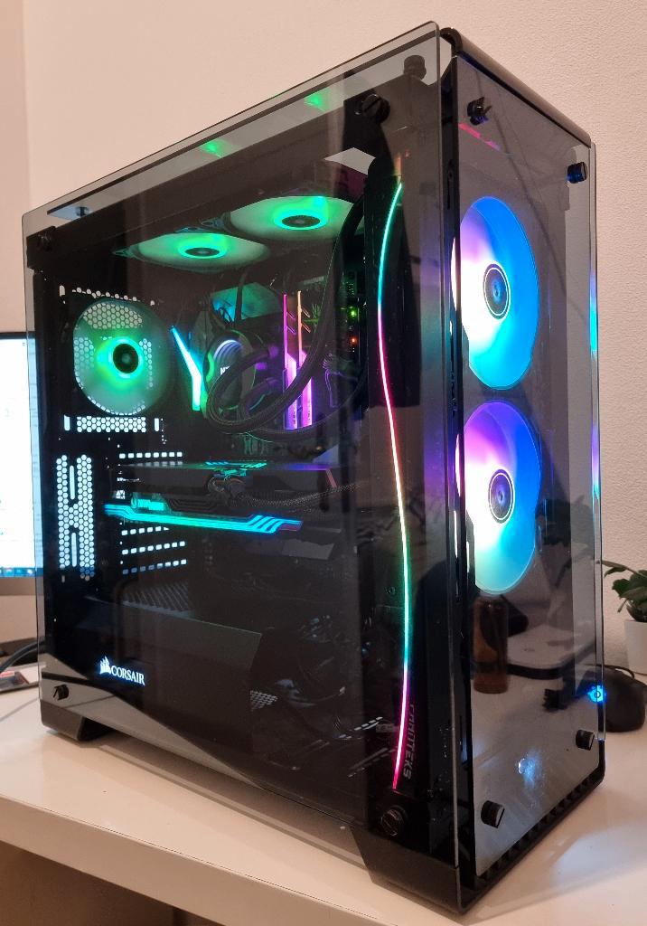 Ultragaming-pc/RTX 3080ti/i9 9900k, Computers en Software, Desktop Pc's, Zo goed als nieuw, 3 tot 4 Ghz, HDD, SSD, 16 GB, Met videokaart
