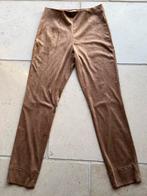 Donkerbeige eco-daim dames broek 'Raffaelo Rossi', maat:38, Maat 38/40 (M), Beige, Raffaelo Rossi, Zo goed als nieuw