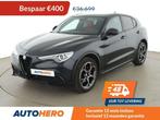 Alfa Romeo Stelvio 2.0 Turbo Sprint Q4 (bj 2022, automaat), Auto's, Alfa Romeo, Automaat, Euro 6, USB, Zwart