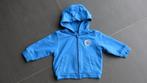Blauw vestje met kap van P'tit filou (maat 68), Kinderen en Baby's, Babykleding | Maat 68, Gebruikt, Truitje of Vestje, Ophalen of Verzenden