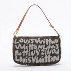 Louis Vuitton Graffiti etui, Handtassen en Accessoires, Ophalen of Verzenden, Gebruikt, Wit, Handtas
