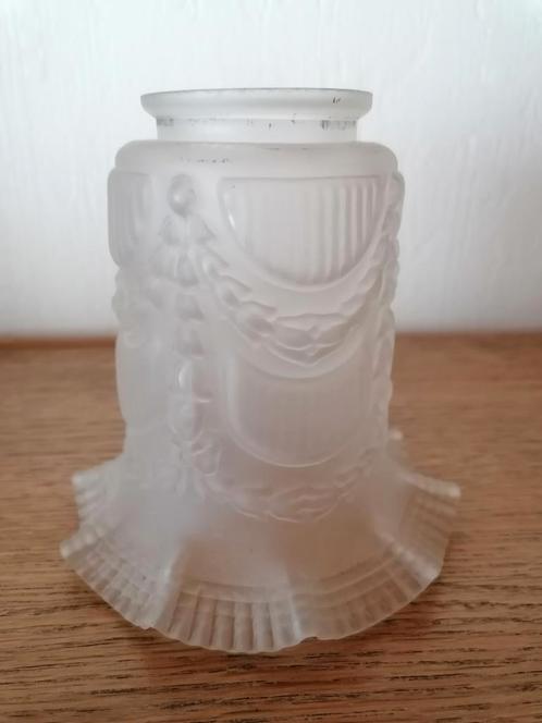 Globe Ancien en verre dépoli pour lampe ou lustre., Huis en Inrichting, Lampen | Lampenkappen, Zo goed als nieuw, Ophalen of Verzenden