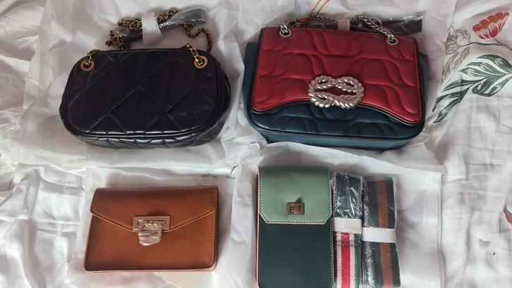 Verschillende Ecosusi handtassen (Nieuw), Handtassen en Accessoires, Tassen | Damestassen, Nieuw, Schoudertasje, Zwart, Ophalen of Verzenden