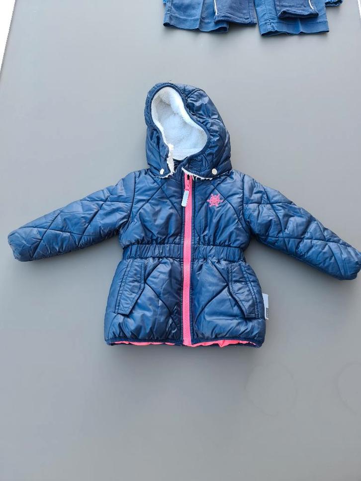 Warme winterjas, blauwe jas, Name it, 92, Kinderen en Baby's, Kinderkleding | Maat 92, Zo goed als nieuw, Jas, Ophalen of Verzenden