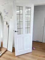 Binnendeur Glas in Lood | Buiten Rechtsdraaiend | 201 x 77.5, Ophalen, Gebruikt, Minder dan 80 cm, Binnendeur