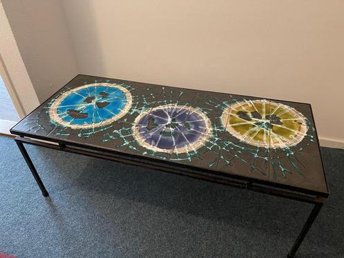Juliette Belarti vet lava space age salontafel +bijzettafels, Huis en Inrichting, Tafels | Salontafels, Zo goed als nieuw, Minder dan 50 cm