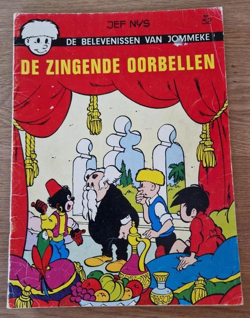 Jommeke - De zingende oorbellen - 52 (1977) - Strip, Boeken, Stripverhalen, Gelezen, Eén stripboek, Ophalen of Verzenden