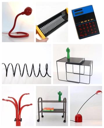 Vintage Postmoderne design objecten  Postmodernisme POP ART  beschikbaar voor biedingen
